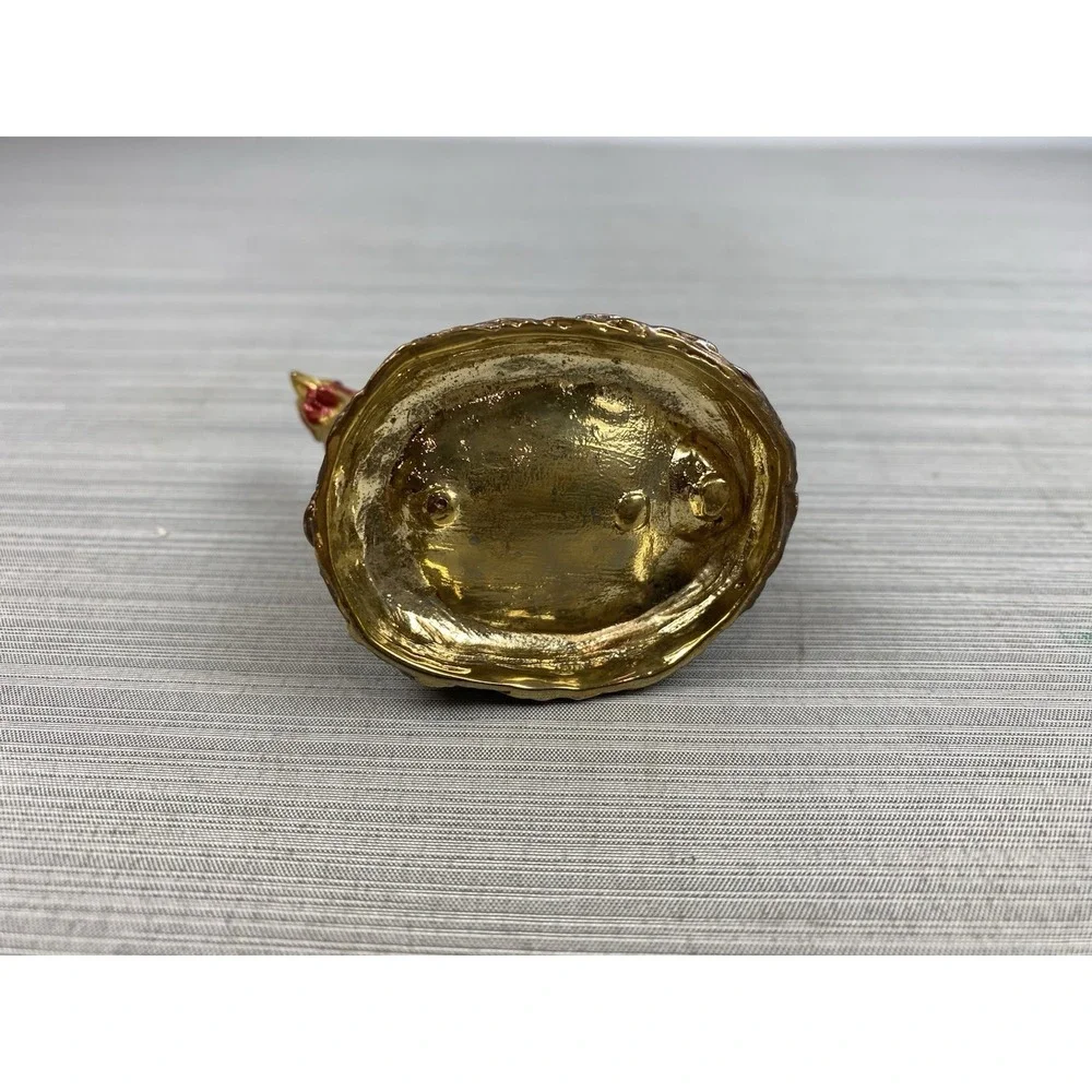 Vintage Rucinni Chicken Hen Trinket Box‎ Jeweled